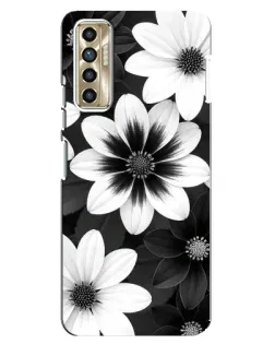 Чохол для TECNO Camon 17P (CG7n) з картинкою «Монохромні айстри» Чохол для TECNO Camon 17P (CG7n) з картинкою «Монохромні айстри»