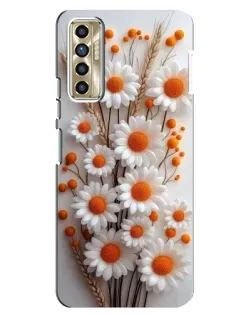Чохол для TECNO Camon 17P (CG7n) з картинкою «Білі сухоцвіти» Чохол для TECNO Camon 17P (CG7n) з картинкою «Білі сухоцвіти»