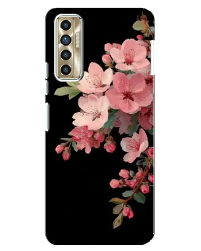 Чехол для TECNO Camon 17P (CG7n) с картинкой «Розовая ветка сакуры»