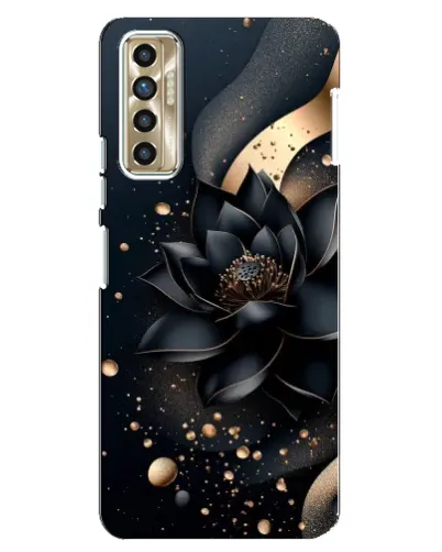 Чехол для TECNO Camon 17P (CG7n) с картинкой «Черный лотос»