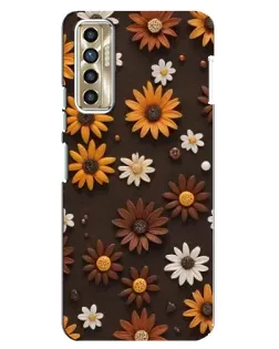 Чохол для TECNO Camon 17P (CG7n) з картинкою «Візерунок з маленьких соняшників» Чохол для TECNO Camon 17P (CG7n) з картинкою «Візерунок з маленьких соняшників»