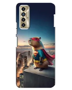 Чохол для TECNO Camon 17P (CG7n) з картинкою «Капі-мен супергерой» Чохол для TECNO Camon 17P (CG7n) з картинкою «Капі-мен супергерой»