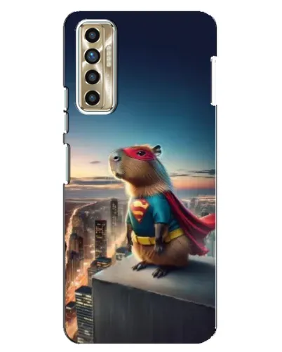 Чехол для TECNO Camon 17P (CG7n) с картинкой «Капи-мен супергерой» Чехол для TECNO Camon 17P (CG7n) с картинкой «Капи-мен супергерой»