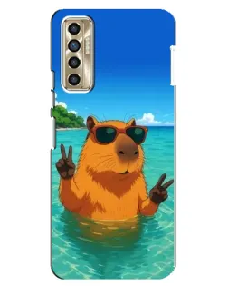 Чохол для TECNO Camon 17P (CG7n) з картинкою «Морська капібара» Чохол для TECNO Camon 17P (CG7n) з картинкою «Морська капібара»