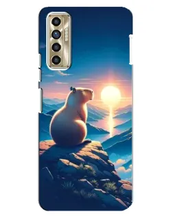 Чохол для TECNO Camon 17P (CG7n) з картинкою «Захід сонця з капібарою» Чохол для TECNO Camon 17P (CG7n) з картинкою «Захід сонця з капібарою»