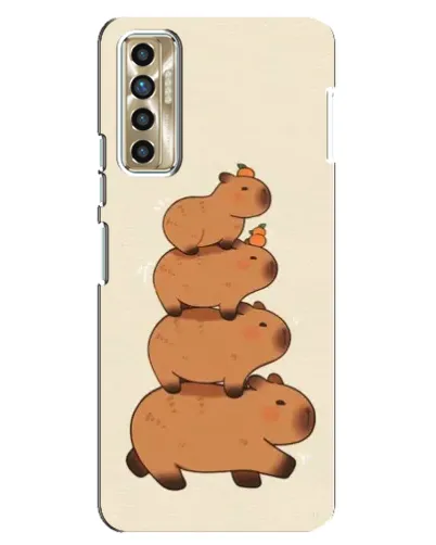 Чехол для TECNO Camon 17P (CG7n) с картинкой «Башня из капибар» Чехол для TECNO Camon 17P (CG7n) с картинкой «Башня из капибар»