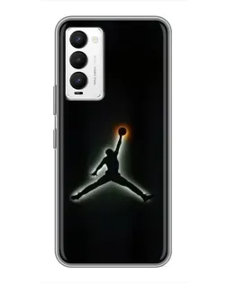 Чехол для TECNO Camon 18 / Camon 18P с картинкой «Jordan Gradient Logo» Чехол для TECNO Camon 18 / Camon 18P с картинкой «Jordan Gradient Logo»