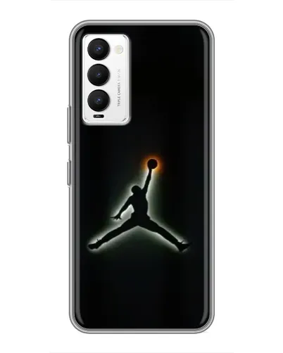 Чехол для TECNO Camon 18 / Camon 18P с картинкой «Jordan Gradient Logo»