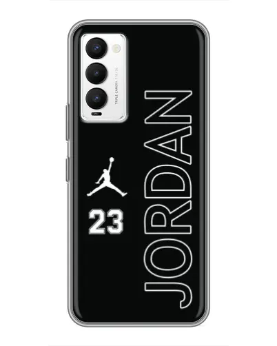 Чехол для TECNO Camon 18 / Camon 18P с картинкой «Jordan Vertical»