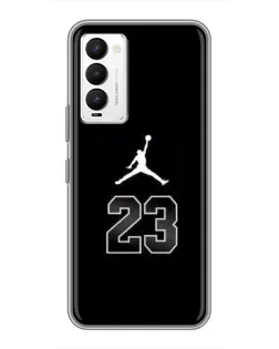 Чехол для TECNO Camon 18 / Camon 18P с картинкой «Jordan Flight 23»