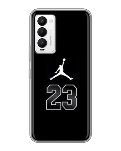 Чехол для TECNO Camon 18 / Camon 18P с картинкой «Jordan Flight 23»