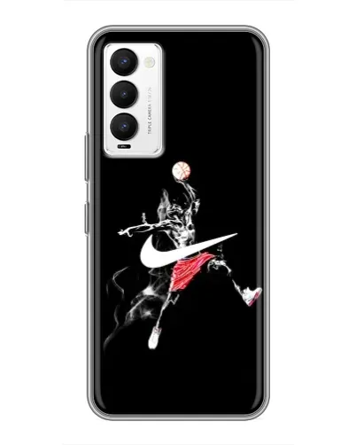 Чехол для TECNO Camon 18 / Camon 18P с картинкой «Jordan Jumpman»