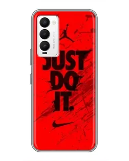 Чехол для TECNO Camon 18 / Camon 18P с картинкой «Nike Just Do It»