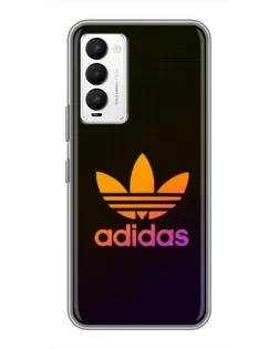 Чехол для TECNO Camon 18 / Camon 18P с картинкой «Градиент Adidas»