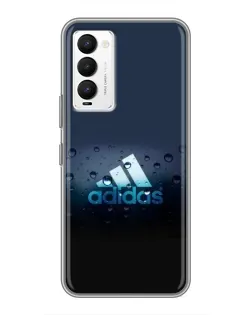 Чехол для TECNO Camon 18 / Camon 18P с картинкой «Adidas Water Drops»