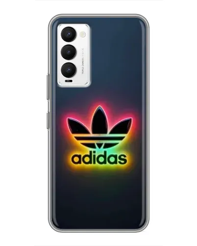 Чехол для TECNO Camon 18 / Camon 18P с картинкой «Неоновый Adidas» Чехол для TECNO Camon 18 / Camon 18P с картинкой «Неоновый Adidas»
