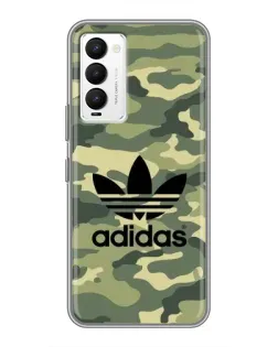 Чехол для TECNO Camon 18 / Camon 18P с картинкой «Милитари стиль Adidas»
