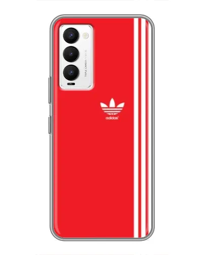 Чехол для TECNO Camon 18 / Camon 18P с картинкой «Красный минимализм Adidas» Чехол для TECNO Camon 18 / Camon 18P с картинкой «Красный минимализм Adidas»