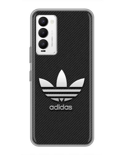 Чехол для TECNO Camon 18 / Camon 18P с картинкой «Adidas Карбоновая текстура» Чехол для TECNO Camon 18 / Camon 18P с картинкой «Adidas Карбоновая текстура»