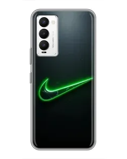 Чохол для TECNO Camon 18 / Camon 18P з картинкою «Неоновий контур Nike» Чохол для TECNO Camon 18 / Camon 18P з картинкою «Неоновий контур Nike»