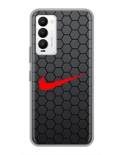 Чехол для TECNO Camon 18 / Camon 18P с картинкой «Nike — карбоновая сетка» Чехол для TECNO Camon 18 / Camon 18P с картинкой «Nike — карбоновая сетка»