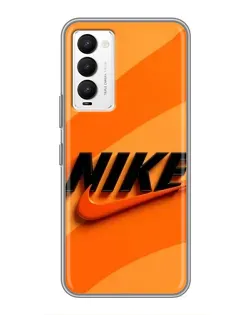 Чехол для TECNO Camon 18 / Camon 18P с картинкой «Оранжевый драйв Nike» Чехол для TECNO Camon 18 / Camon 18P с картинкой «Оранжевый драйв Nike»