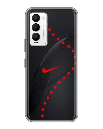 Чехол для TECNO Camon 18 / Camon 18P с картинкой «Абстрактный дизайн Nike»