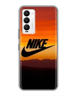 Чехол для TECNO Camon 18 / Camon 18P с картинкой «Nike — вечерний горизонт»