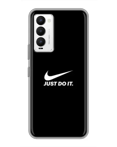 Чехол для TECNO Camon 18 / Camon 18P с картинкой «Минимализм от Nike»