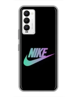 Чехол для TECNO Camon 18 / Camon 18P с картинкой «Nike — городская ночь»