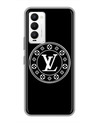 Чехол для TECNO Camon 18 / Camon 18P с картинкой «LV — печать стиля»