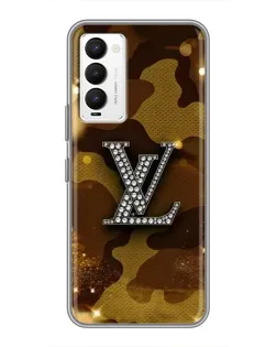 Чехол для TECNO Camon 18 / Camon 18P с картинкой «Камуфляжный Louis Vuitton»