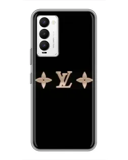 Чехол для TECNO Camon 18 / Camon 18P с картинкой «Louis Vuitton — минимализм»