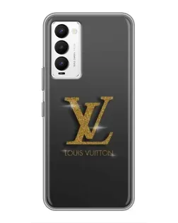 Чехол для TECNO Camon 18 / Camon 18P с картинкой «Градиент Louis Vuitton»