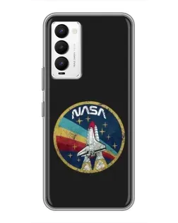 Чехол для TECNO Camon 18 / Camon 18P с картинкой «NASA — эмблема миссии» Чехол для TECNO Camon 18 / Camon 18P с картинкой «NASA — эмблема миссии»