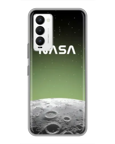 Чехол для TECNO Camon 18 / Camon 18P с картинкой «NASA — лунный градиент»