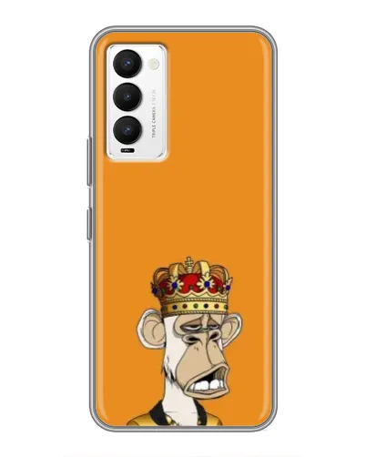 Чехол для TECNO Camon 18 / Camon 18P с картинкой «Золотая обезьяна Bored Ape»