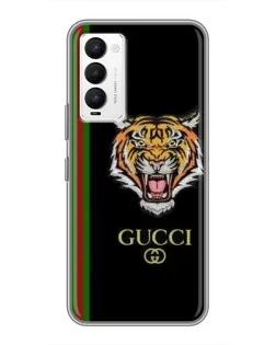 Чехол для TECNO Camon 18 / Camon 18P с картинкой «Тигр Gucci» Чехол для TECNO Camon 18 / Camon 18P с картинкой «Тигр Gucci»