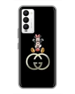 Чехол для TECNO Camon 18 / Camon 18P с картинкой «Минни Маус на лого»