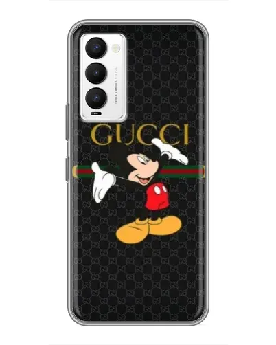 Чехол для TECNO Camon 18 / Camon 18P с картинкой «Микки Маус Gucci»