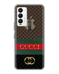Чехол для TECNO Camon 18 / Camon 18P с картинкой «Gucci — брендированный десерт»