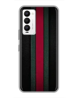 Чехол для TECNO Camon 18 / Camon 18P с картинкой «Gucci — неоновая линия»