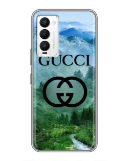 Чехол для TECNO Camon 18 / Camon 18P с картинкой «Gucci — горный пейзаж»