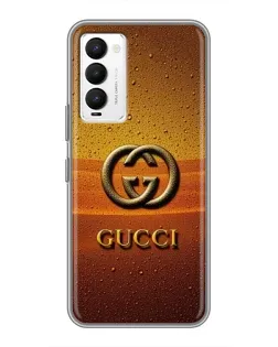 Чехол для TECNO Camon 18 / Camon 18P с картинкой «Gucci — солнечный градиент»