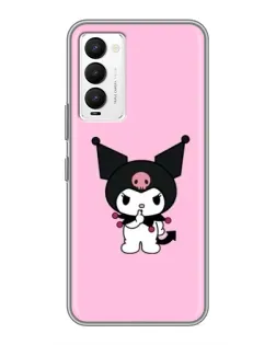 Чехол для TECNO Camon 18 / Camon 18P с картинкой «Kuromi — розовая нежность»