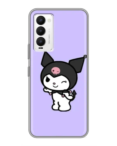 Чехол для TECNO Camon 18 / Camon 18P с картинкой «Классическая Kuromi»