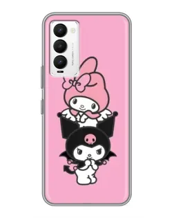 Чехол для TECNO Camon 18 / Camon 18P с картинкой «My Melody и Kuromi»