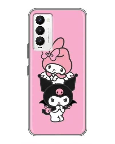 Чехол для TECNO Camon 18 / Camon 18P с картинкой «My Melody и Kuromi»