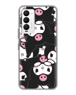 Чехол для TECNO Camon 18 / Camon 18P с картинкой «Паттерн голов Куроми»