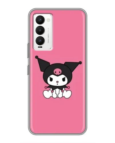 Чехол для TECNO Camon 18 / Camon 18P с картинкой «Хмурая Kuromi»